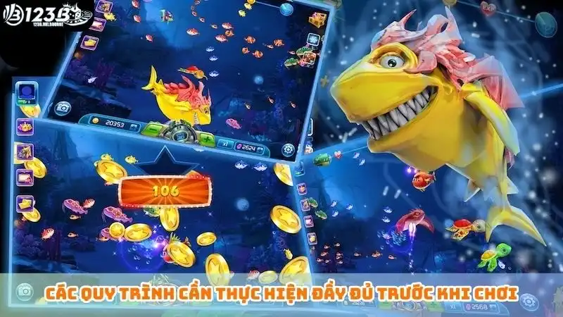 Các quy trình cần thực hiện đầy đủ trước khi chơi