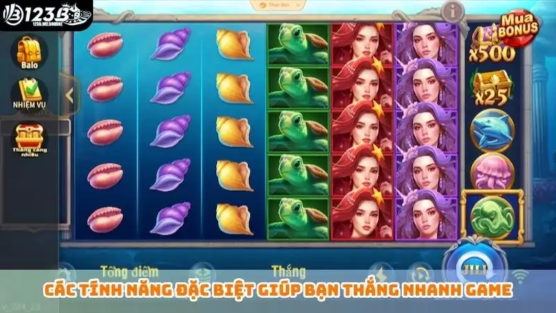 Các tính năng đặc biệt giúp bạn thắng nhanh game