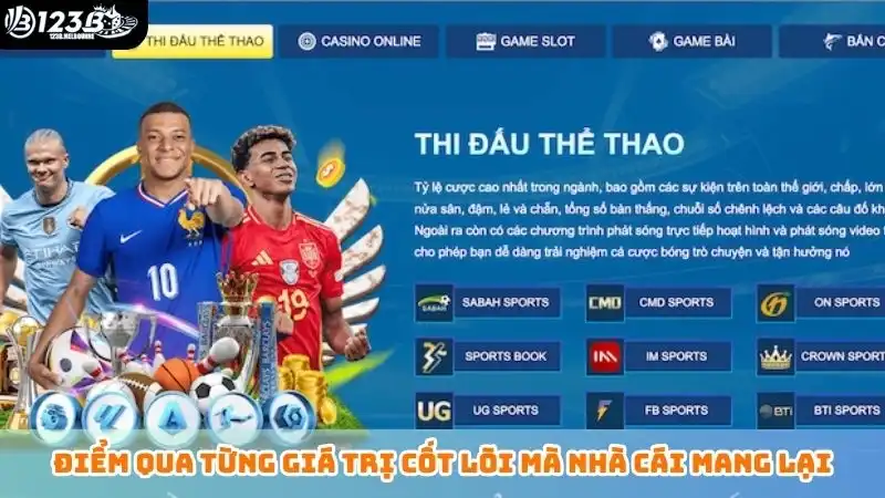 Giới thiệu từng giá trị cốt lõi mà nhà cái mang lại