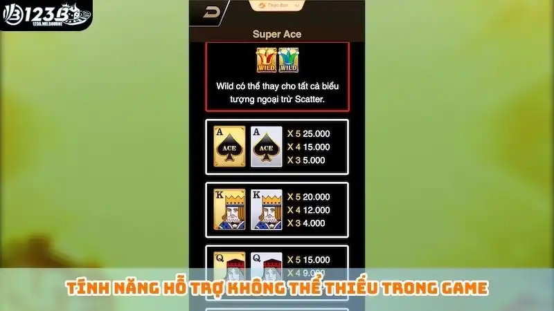 Tính năng hỗ trợ không thể thiếu trong game