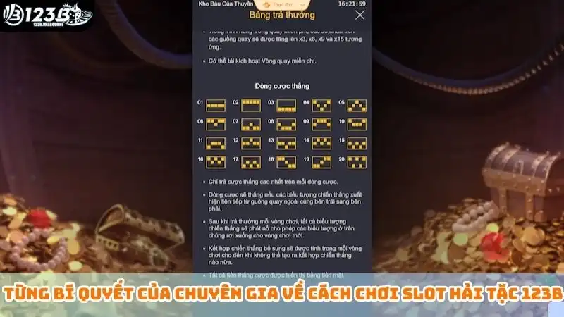 Từng bí quyết của chuyên gia về cách chơi slot hải tặc 123B