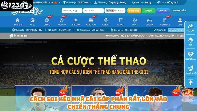 Cách soi kèo nhà cái hiệu quả - Cược là thắng tại 123B Cách soi kèo nhà cái góp phần rất lớn vào chiến thắng chung