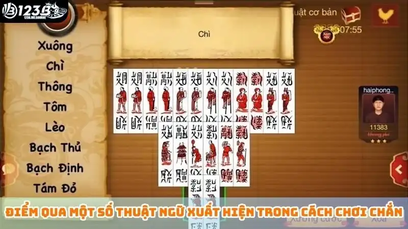 Điểm qua một số thuật ngữ xuất hiện trong cách chơi bài chắn