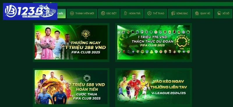 Khuyến mãi khủng liên tục trên trang chính nhà cái