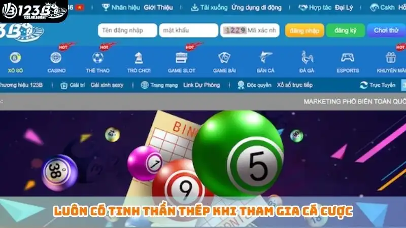 Luôn có tinh thần thép khi tham gia cá cược