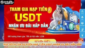 Mục đích của sự kiện nạp tiền USDT nhận ưu đãi hấp dẫn