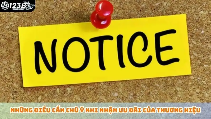 Những điều cần chú ý khi nhận ưu đãi của thương hiệu