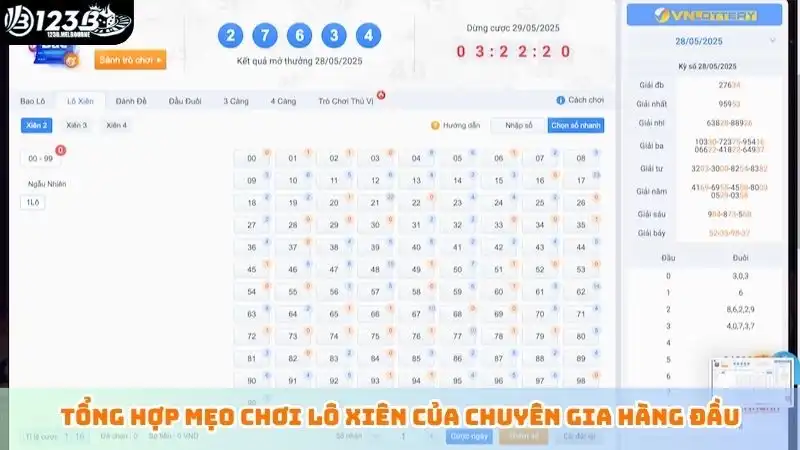 Tổng hợp mẹo chơi lô xiên của chuyên gia hàng đầu