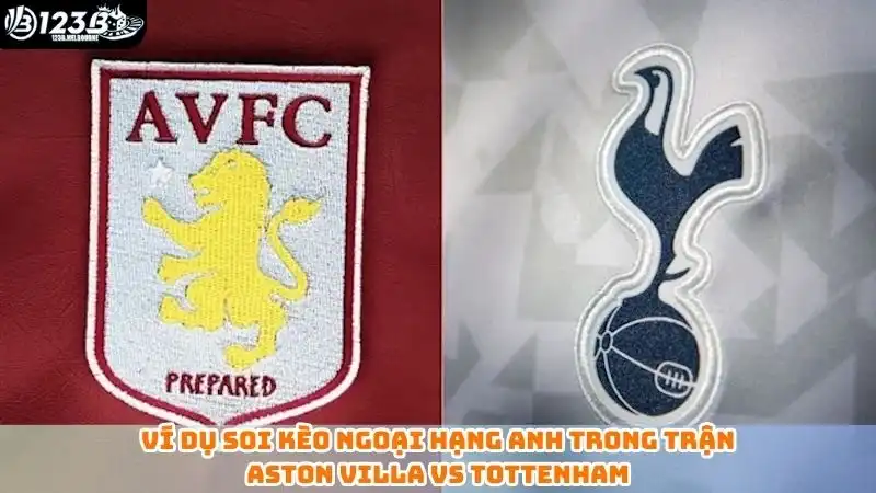 Ví dụ soi kèo ngoại hạng Anh trong trận Aston Villa vs Tottenham